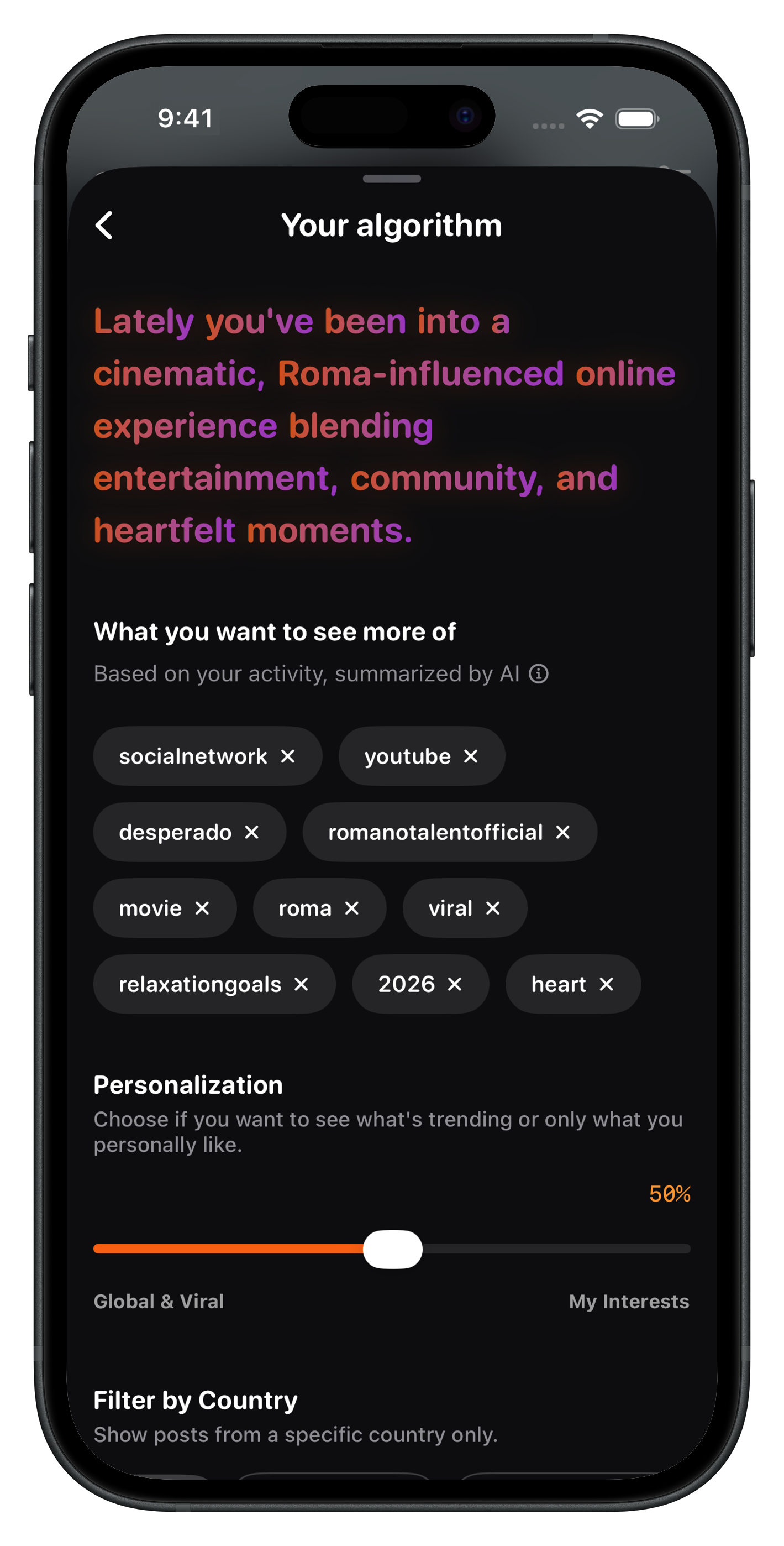Amaro Than Immersive Feed